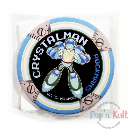 Badge rockman crystalman mega - rockman,