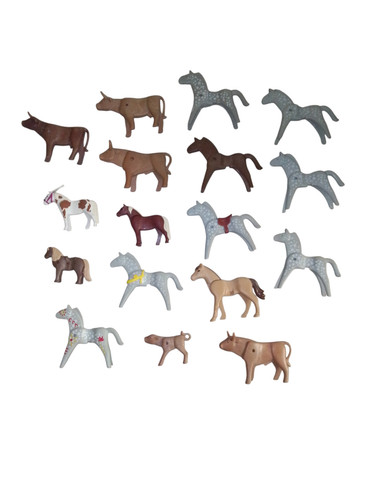 Playmobil cheval chevaux - , vache