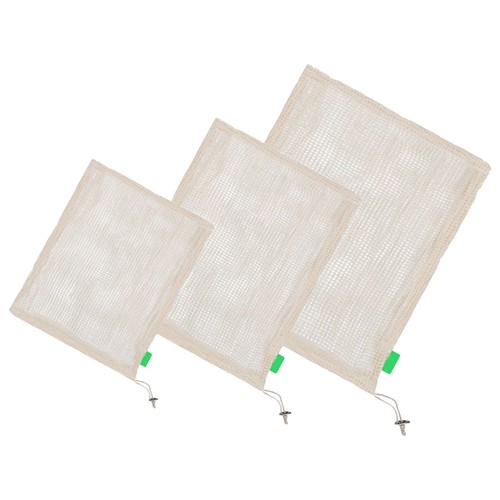 Pcs cordon sacs maille - 3, en