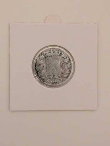 Piece franc argent 1817 - piece,