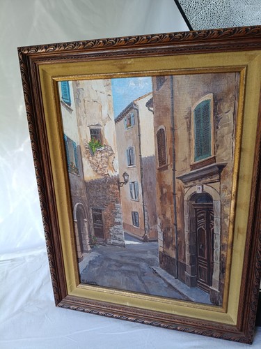Tableau huile sur toile - sur,