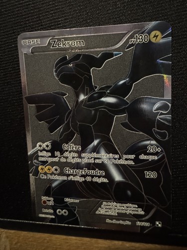 Carte pokémon zekrom - carte,