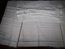 Parure de lit lin brodée de