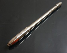 Authentique agenda stylo à bille LOUIS VUITTON métallisé #2632