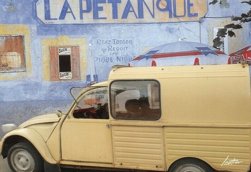 Carte postale citroën - cv,