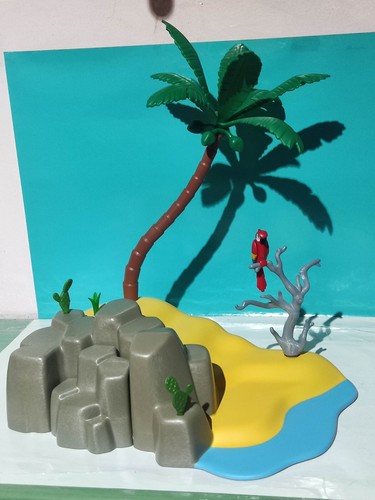 Playmobil lot île palmier - lot,