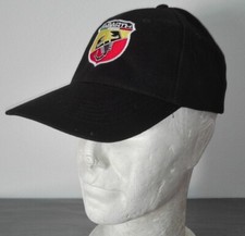 Casquette ABARTH noire autobianchi ritmo 124 131 600 850 500 stilo scorpion A112