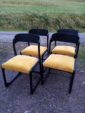 4 Chaises BAUMANN Traîneau
