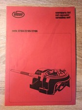 Livret Pieces Vicon Epandeur Serie 22104 22015 22016