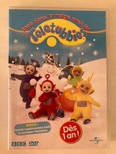 DVD TÉLÉTUBBIES JOUE DANS LA NEIGE AVEC LES TÉLÉTUBBIES +  LE PATIN À GLACE.