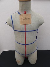 MANNEQUIN ENFANT ANCIEN 1940 CLÉO 4 , 6 ans