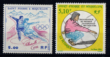 ST PIERRE MIQUELON 1992/1994 Sport Patinage Pétanque Yv 559 593 MNH **