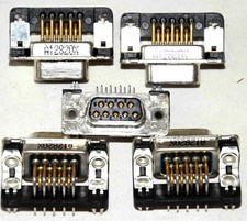 Connecteur / Embase SUBD 9 broches femelles coudées CI - Lot de 5