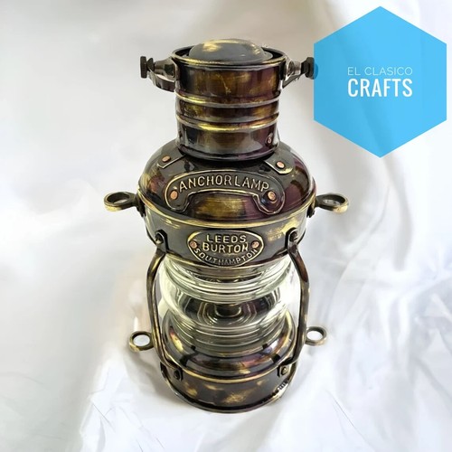 Lampe lanterne huile ancre - lanterne,