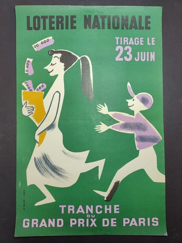 Affiche loterie nationale - affiche,