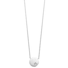 Collier étoile zirconium