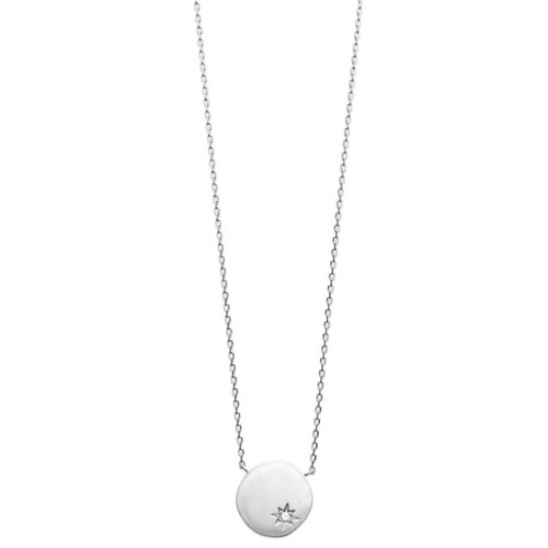 Collier étoile zirconium