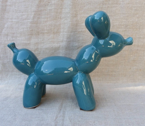 Chien céramique sculpture - chien, en