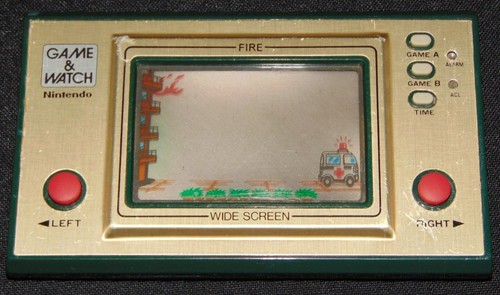 Fire nintendo game watch - fire,