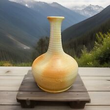 Vase Céramique Grès Du Marais Forme Bouteille Vintage H20cm Bon état