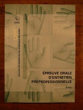 Epreuve Orale Entretien