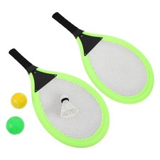  Raquettes de tennis 2 pièces : raquettes en plastique pour enfants, batte