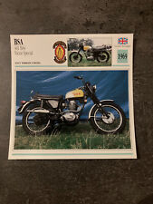 CARTE FICHE MOTO collection ATLAS BSA 441 B44 VICTOR SPECIAL