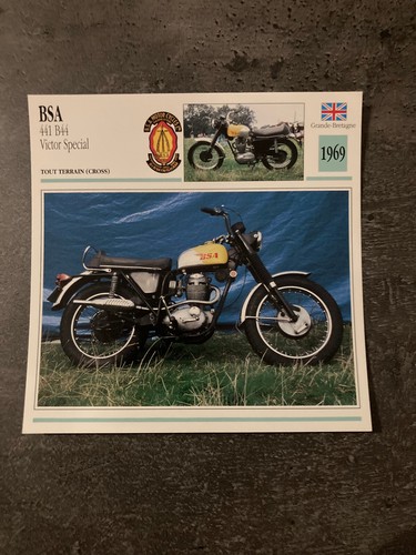 Carte fiche moto - fiche, collection