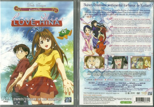 Dvd love hina - hina, manga