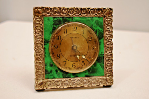 Horloge réveil art déco - art,