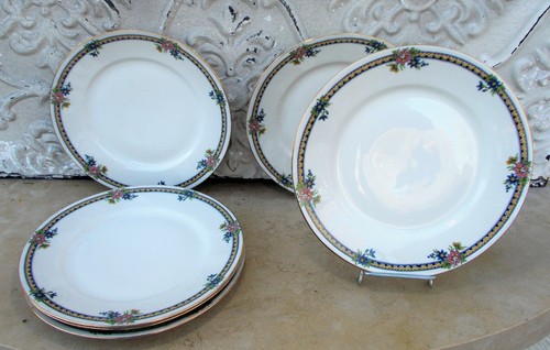 Assiettes plates porcelaine - plates,