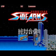 Usé Côté Bras Hyper Dyne PCB PC Board Capcom 1986 Jamma Chasse Arcade Jeu