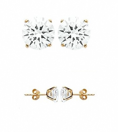 Boucles oreilles 8mm - 8mm, puces