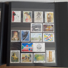 Collection de timbres de France avec Classeur ID 17 pages intercalaires + Album