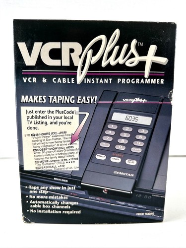 Gemstar vcr plus cable - vcr,
