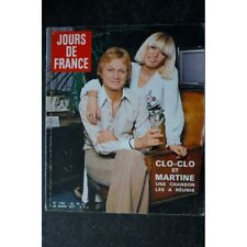 JOURS DE FRANCE 1162 MARS 1977 COVER CLAUDE FRANCOIS ET MARTINE DALIDA SPECIAL C