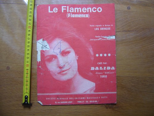 Partition dalida flamenco - partition, le