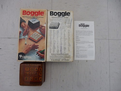 Jeu société boggle - société, (1979)