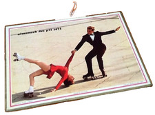 Almanach des PTT  (1973)  Patinage artistique / Chasseurs Imprimerie Oller