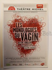 LES MONOLOGUES DU VAGIN EVE ENSLER THEATRE MICHEL   carte postale 