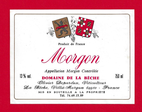 Bj45 etiquette morgon - bj45,