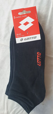 3 paires de chaussettes basses noires neuves 39/42 Lotto