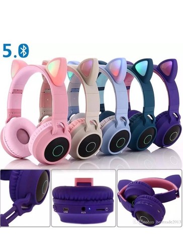 Casque chat bluetooth pour - chat,