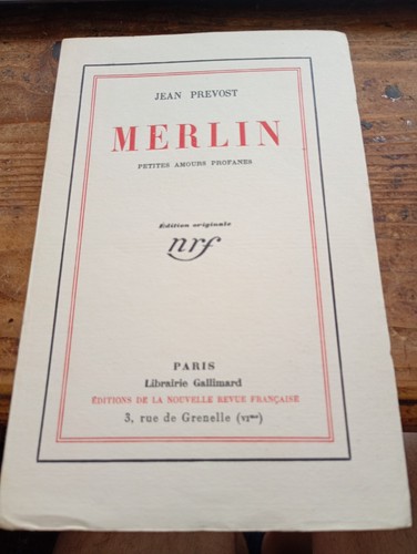 Merlin jean prevost éditions - merlin,