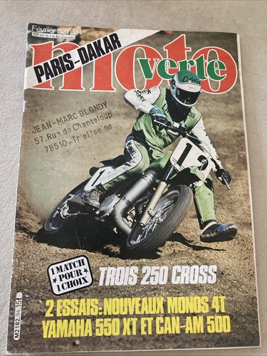 Moto verte 1982 yamaha - verte,