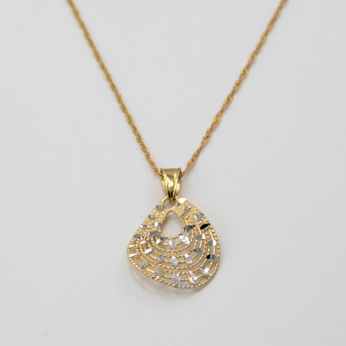 Collier femme jaune 18 - collier,