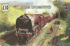 RARE / CARTE TELEPHONIQUE - ROYAL SCOT : AMERICAN RAILWAYS / TRAIN / PAPIER