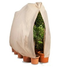 Housse D'hivernage 120 cm x 180 cm Pour Plante, Protection anti gel zip Beige L