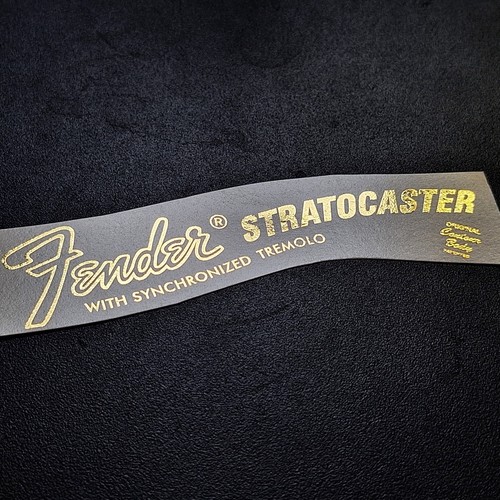 Strat decal solid - strat, fender