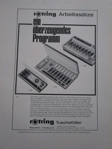 1967 pub rotring - 4/1967,